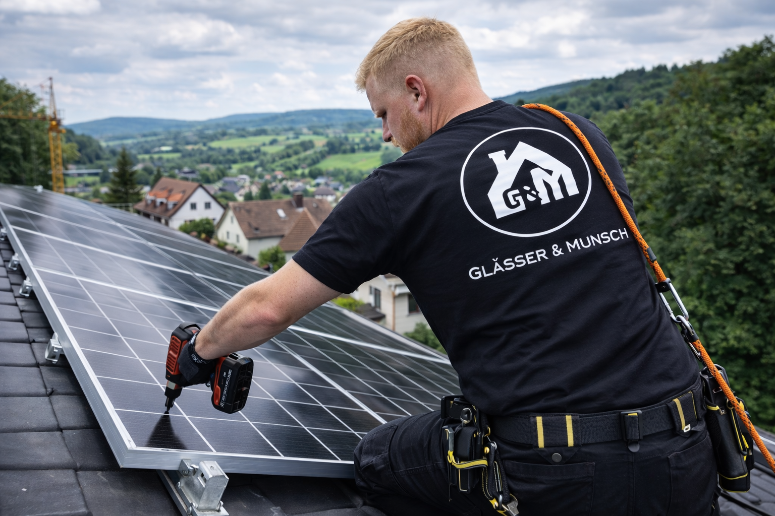 Photovoltaik aus einer Hand